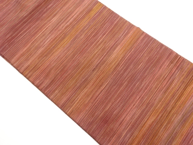 手織り紬織り柄名古屋帯